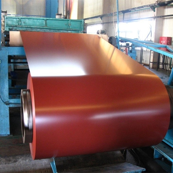 ASTM Ral3005 เหล็กเคลือบสังกะสีเคลือบสี PE HDP SMP PVDF Dx51d