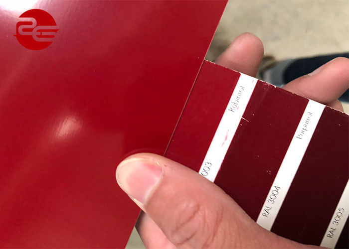 AISI เหล็กแผ่นรีดเย็นชุบสังกะสีเคลือบสี PPGI